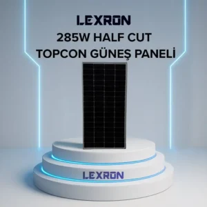LEXRON 285W HALF CUT TOPCON (KARAVAN ÖZEL) GÜNEŞ PANELİ