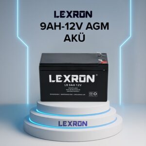 Lexron 9AH 12V AGM Akü