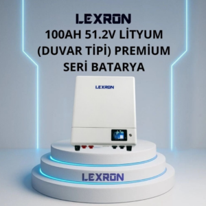 LEXRON 100AH 51.2V PREMİUM SERİSİ (DUVAR TİPİ) LİTYUM BATARYA