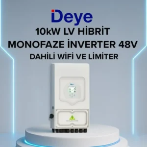 DEYE 10KW HİBRİT MONOFAZE İNVERTER LV