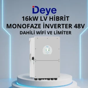 DEYE 16KW HİBRİT MONOFAZE İNVERTER LV