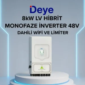 DEYE 8KW HİBRİT MONOFAZE İNVERTER LV