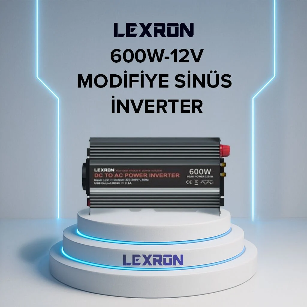 LEXRON 600W 12V MODİFİYE SİNÜS İNVERTER