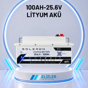 SOLERON 100AH-25.6V LİTYUM AKÜ