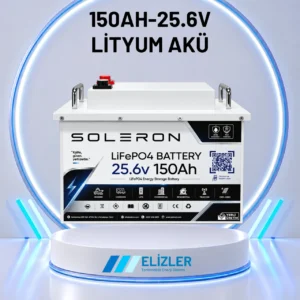 SOLERON 150AH-25.6V LİTYUM AKÜ