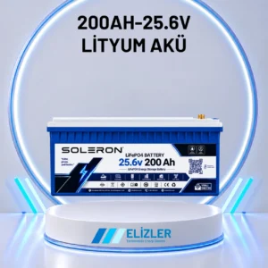SOLERON 200AH-25.6V LİTYUM AKÜ