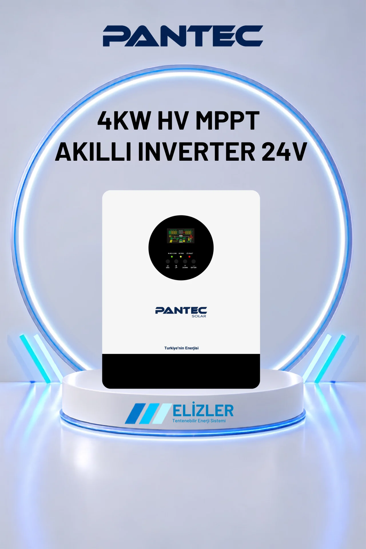 PANTEC 4KW HV MPPT AKILLI INVERTER 24V