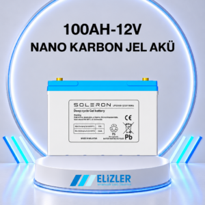 SOLERON 100AH-12V NANO KARBON JEL AKÜ