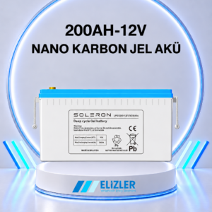 SOLERON 200AH-12V NANO KARBON JEL AKÜ
